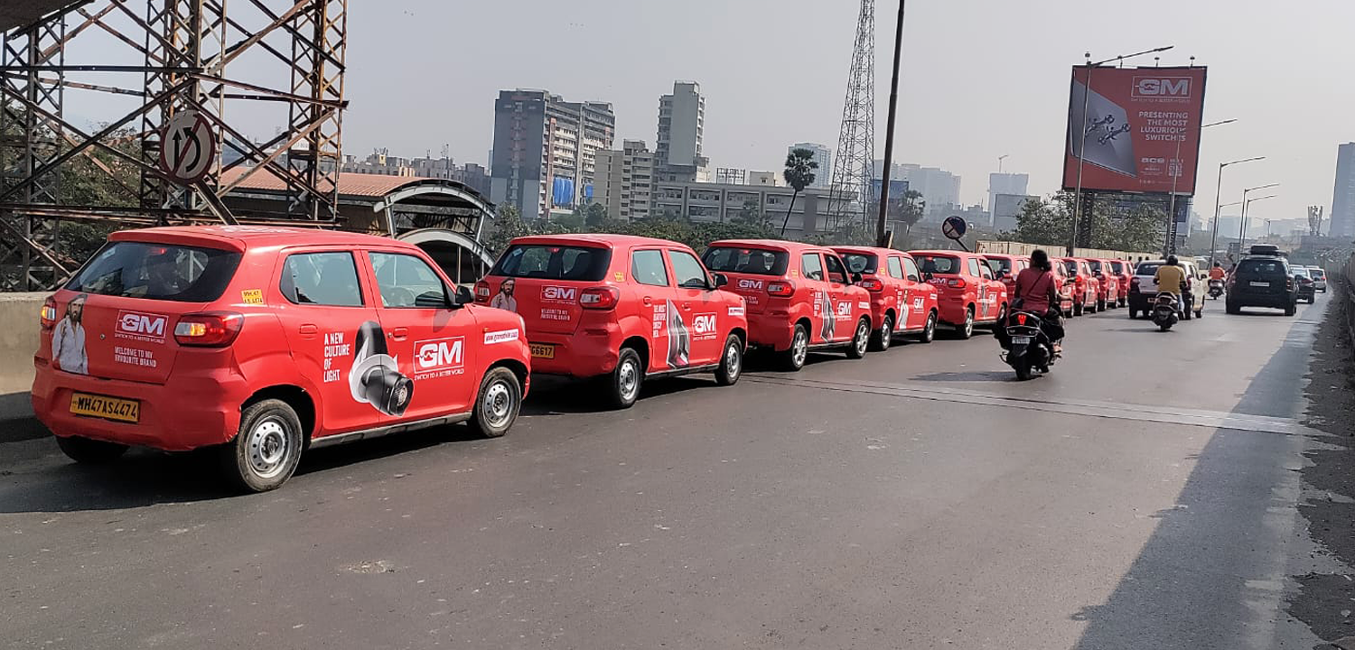 Best full cab ola uber advertising company in India