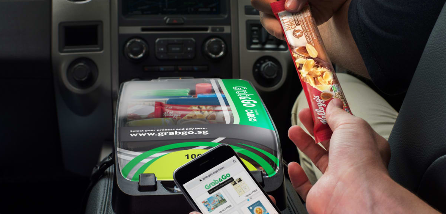 Product sampling in taxi advertising