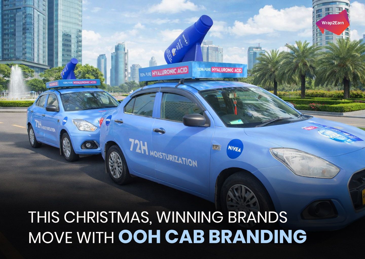 Winning with OOH Cab Branding This Christmas