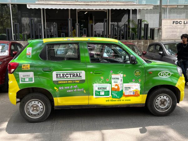 From Streets to Memories: FDC Electral's Vibrant Cab Wrap Journey