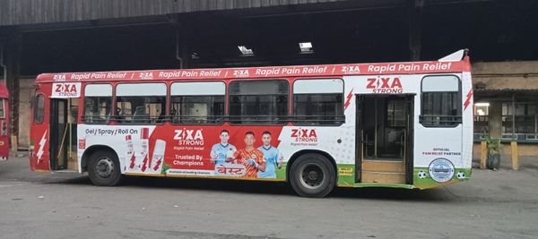 How Zixa x BuzzOmni's Bus Branding Campaign Powered Pain Relief Awareness