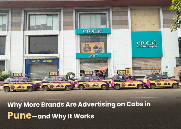 Tap into Pune with branded cabs that drive both reach and recall.