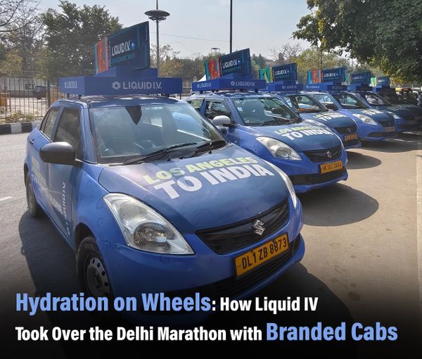 Hydration on the Move: Liquid IV Powers Up the Delhi Marathon with Cab Branding