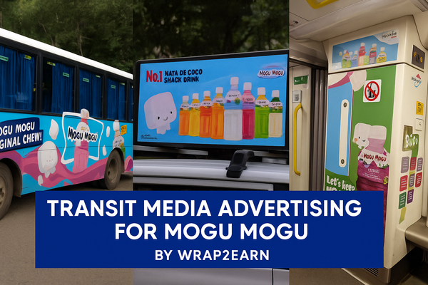 How Mogu Mogu’s Transit Media Campaign Got the Whole City Sippin’